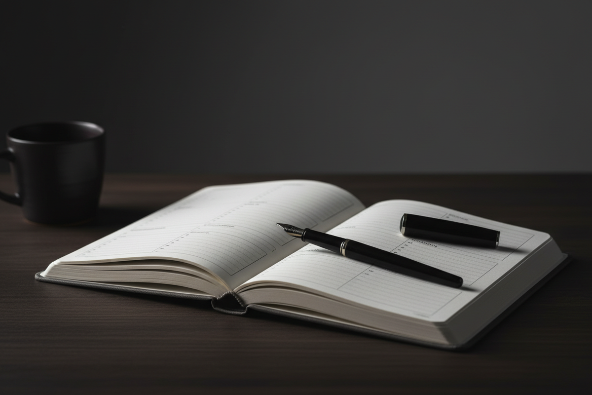 Wellness journal for men